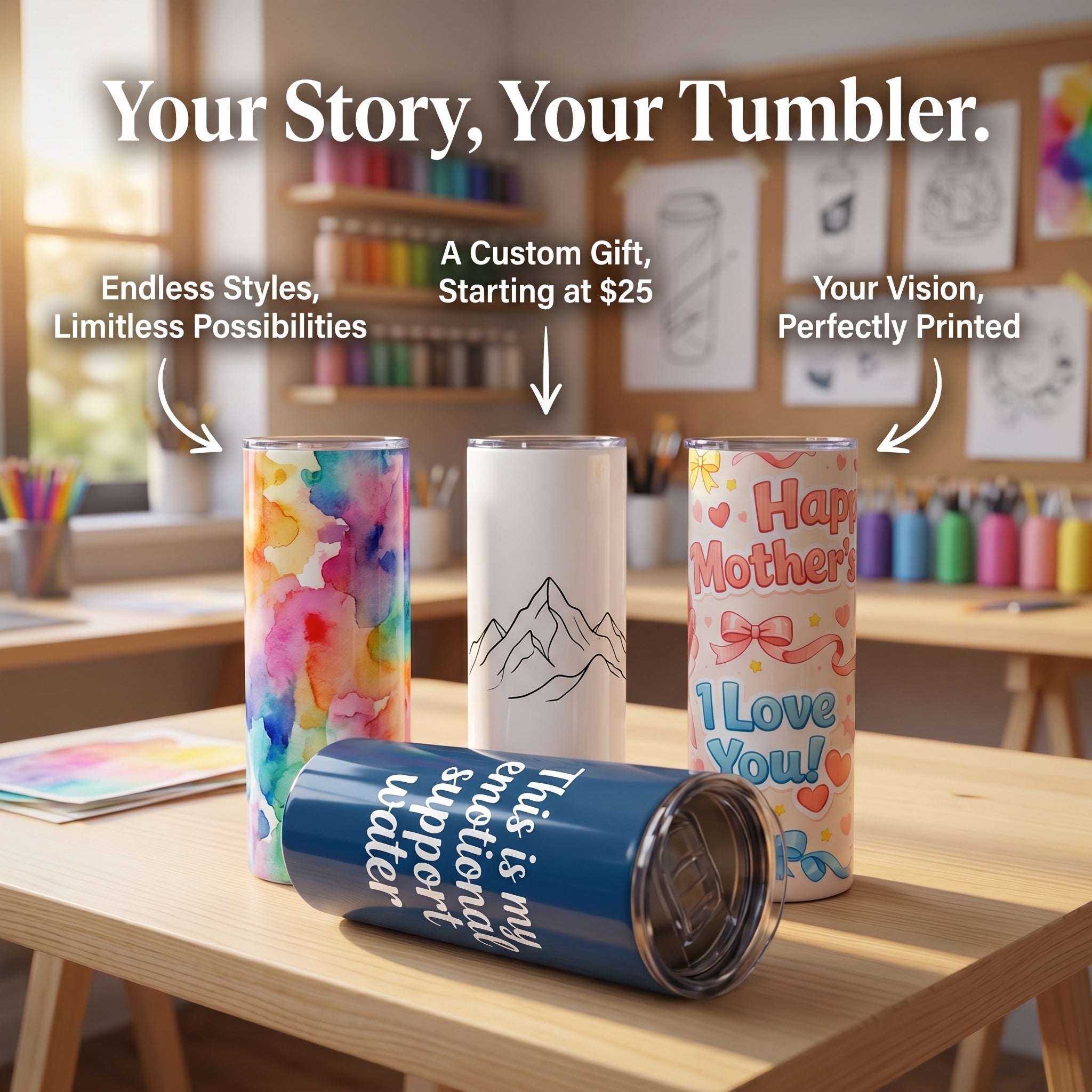 20 oz tumbler. Customizable and any design that represents you