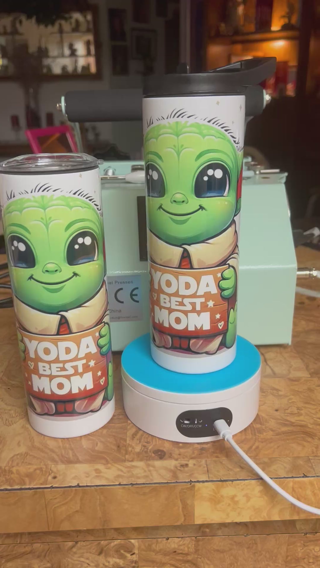 20 oz Yoda tumbler Mother’s Day